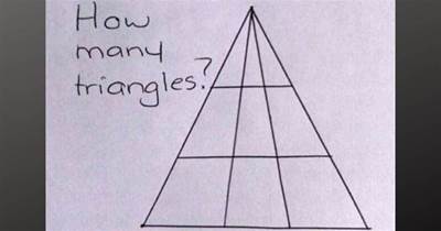 【問題】三角形は全部で何個ありますか？「自信のあるそこのあなた、きっと間違えますよ！」