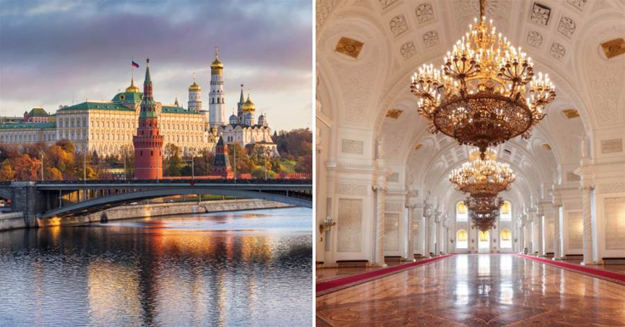 莫斯科克里姆林宮，到底有多豪華？
