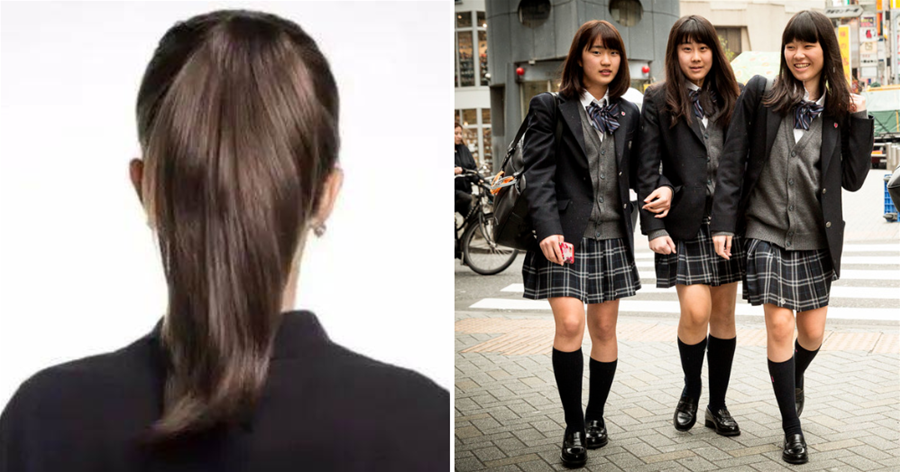 日本學校禁止女學生扎馬尾，理由是「怕男生看了興奮」？！